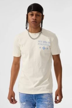 SYIP T-Shirt -Jordan Craig Shop 9217A CREAM MODEL1