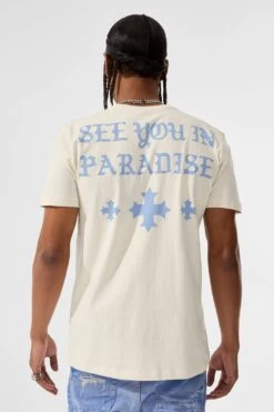 SYIP T-Shirt -Jordan Craig Shop 9217A CREAM MODEL2