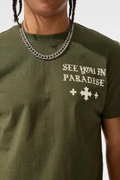 SYIP T-Shirt -Jordan Craig Shop 9217A OLIVE MODEL2