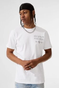 SYIP T-Shirt -Jordan Craig Shop 9217A WHITE MODEL1