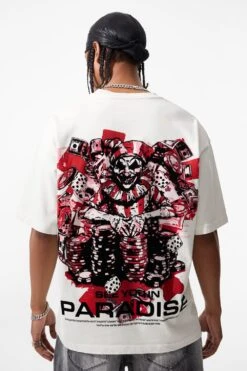 Beat The Odds Cropped Boxy T-Shirt 28 Beat The Odds Cropped Boxy T-Shirt -Jordan Craig Shop 9218A LILY WHITE MODEL4