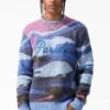 Paradise Mirage Crewneck Sweater (Blue)