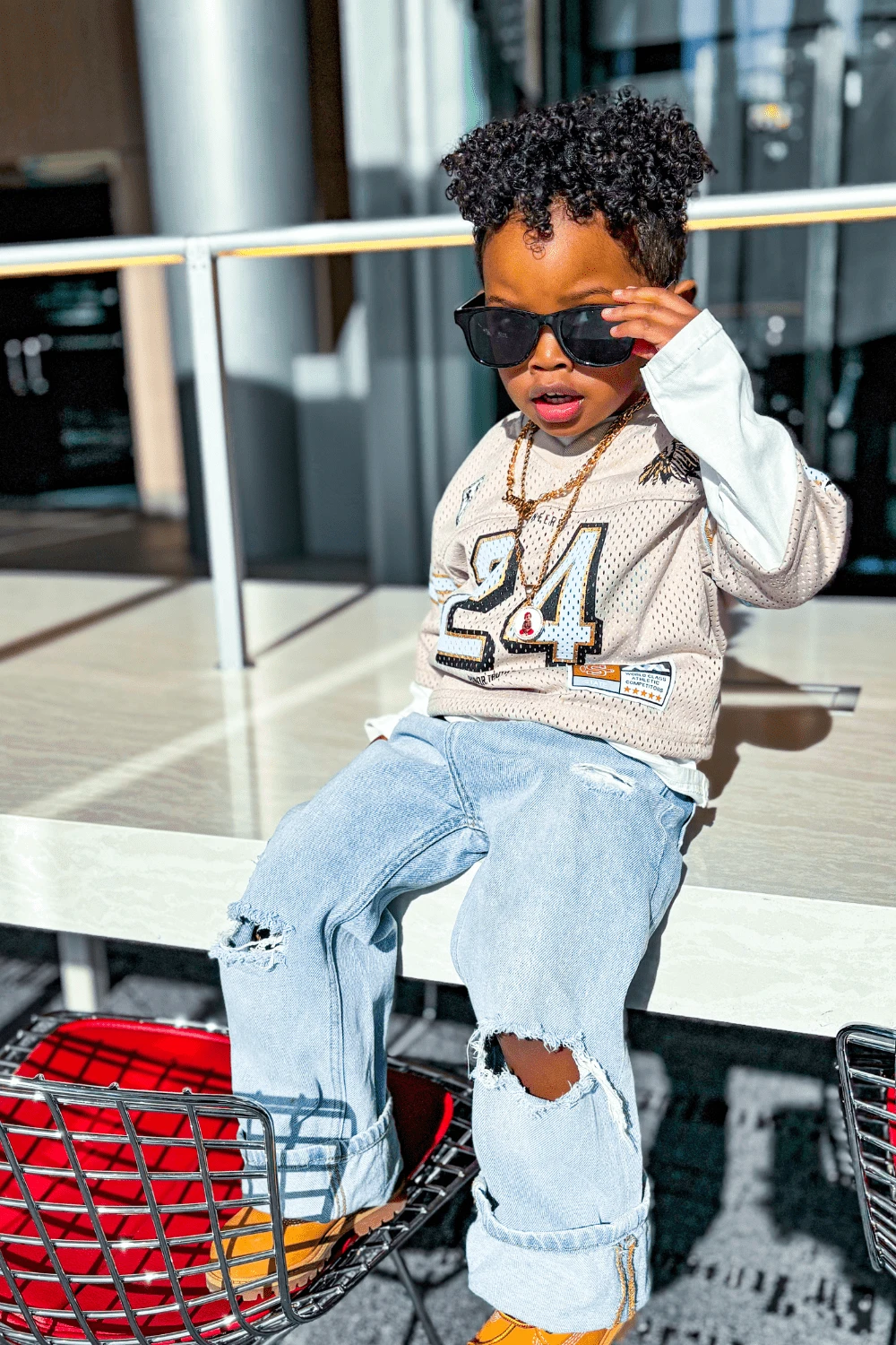 Kids Pioneer Football Jersey (Cream) 17 Kids Pioneer Football Jersey (Cream) - Image 17