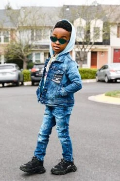 Kids Bayside Denim Trucker Jacket (Deep Blue) 6 Kids Bayside Denim Trucker Jacket (Deep Blue) -Jordan Craig Shop Cyr Website 2 bc8fcfe6 6cdb 4677 8803 038889c82fb6