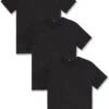 Heavyweight Crewneck T-Shirt 3 Pack (Black)
