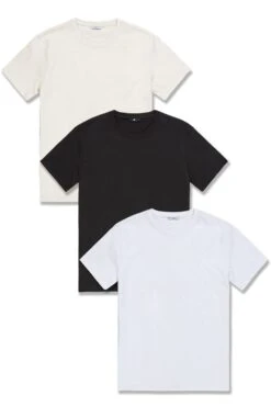 Heavyweight Crewneck T-Shirt 3 Pack (Multi Color)