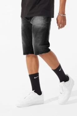 OG - Madison Denim Shorts 18 OG - Madison Denim Shorts -Jordan Craig Shop J3206S BLACK SHADOW MODEL1