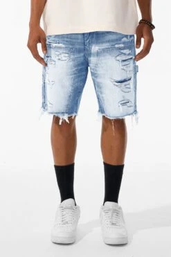 Retro - Landman Denim Shorts 20 Retro - Landman Denim Shorts -Jordan Craig Shop J3213S ARCTIC WASH MODEL1
