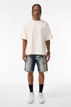 Retro - Landman Denim Shorts 30 Retro - Landman Denim Shorts -Jordan Craig Shop J3213S COPPER WASH MODEL1