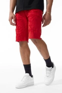 OG - Tulsa Twill Shorts -Jordan Craig Shop J3219S RED MODEL2