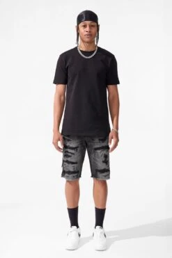 OG - Arlington Denim Shorts -Jordan Craig Shop J3220S BLACK SHADOW MODEL1