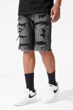 OG - Arlington Denim Shorts -Jordan Craig Shop J3220S BLACK SHADOW MODEL2