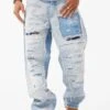 Brian - Reconstructed Denim (Arctic Wash) -Jordan Craig Shop JB1166 ARCTIC WASH MODEL1
