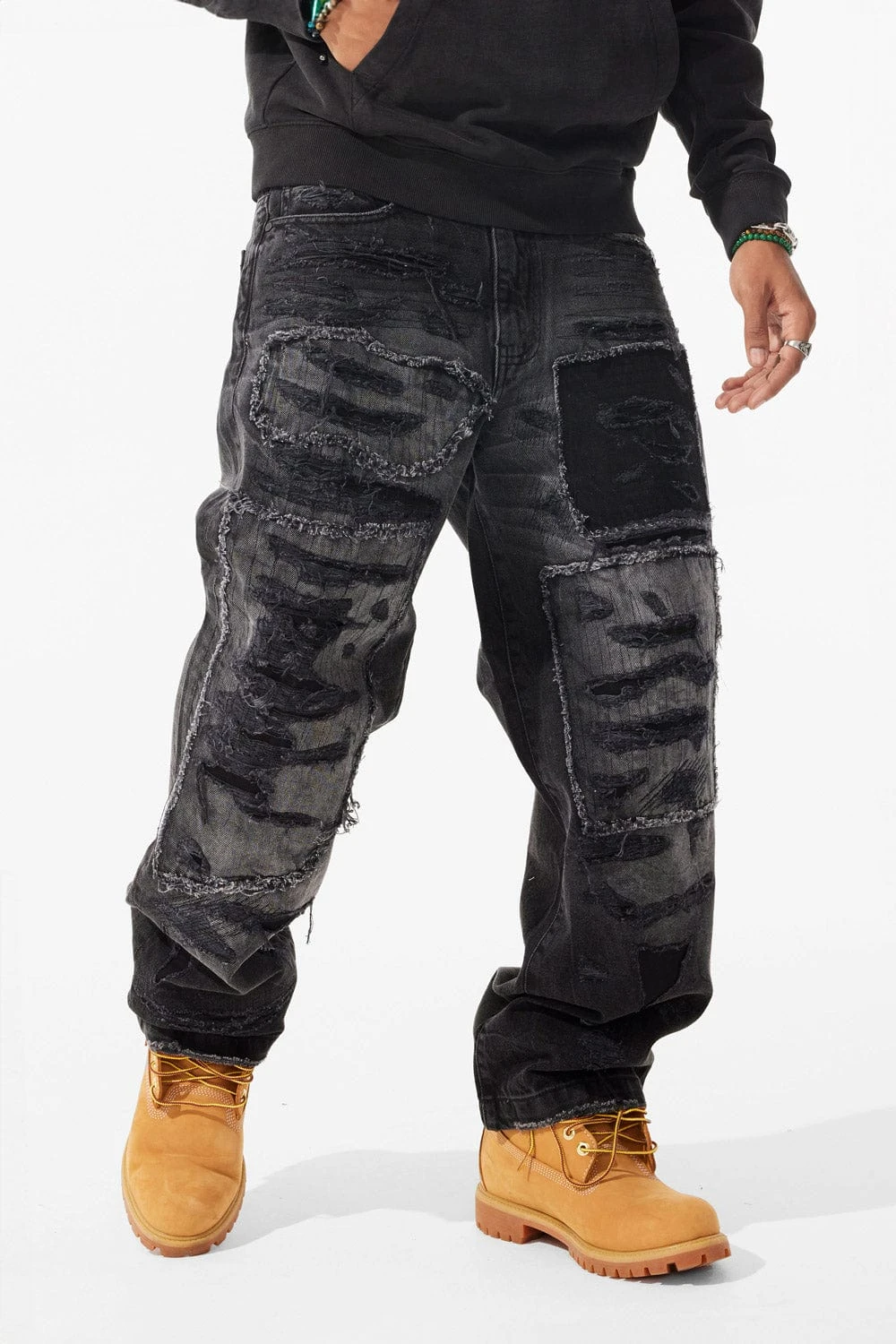 Brian - Reconstructed Denim (Black Shadow) 1 Brian - Reconstructed Denim (Black Shadow)