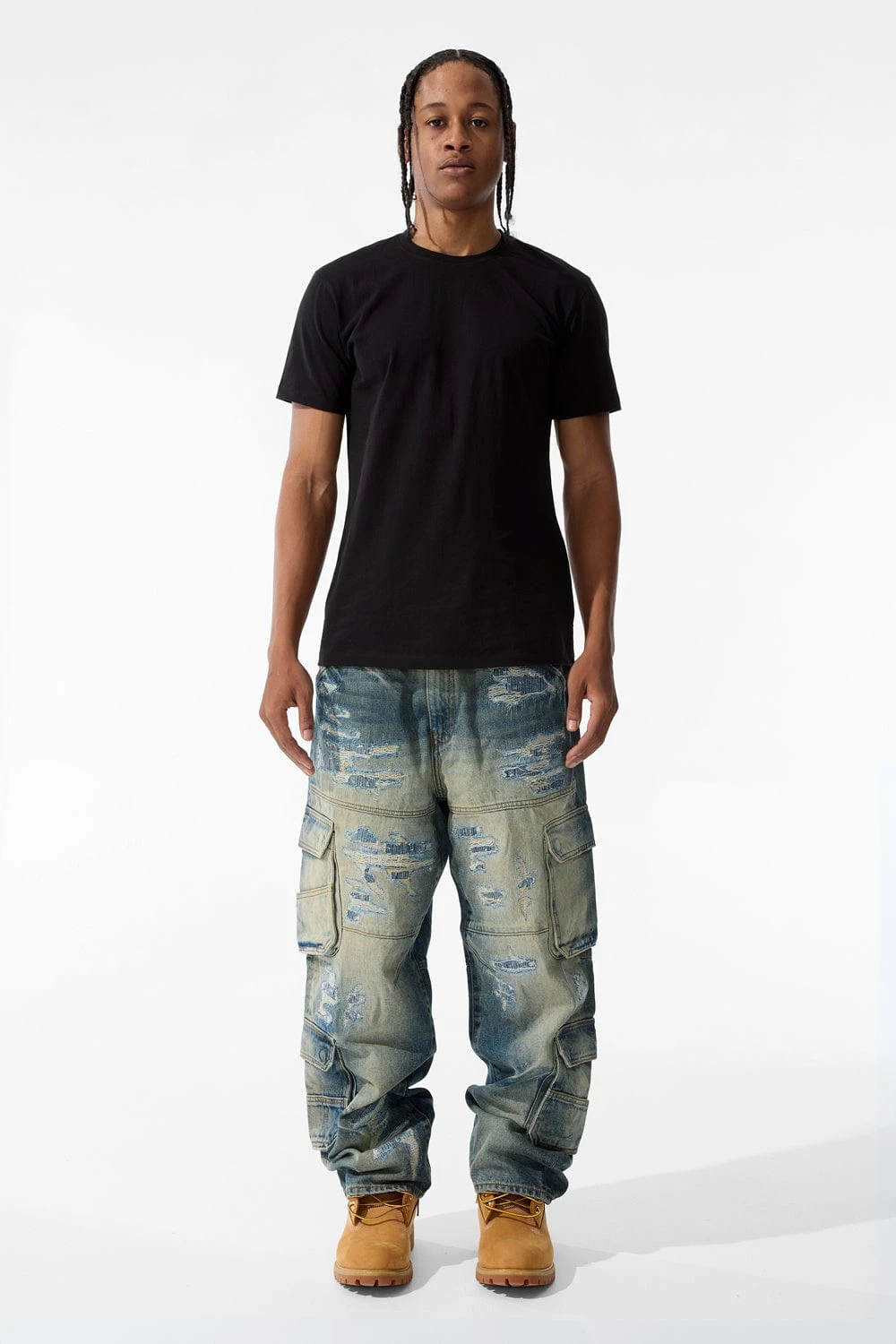Brian - Blue Collar Cargo Denim (Desert Storm) 3 Brian - Blue Collar Cargo Denim (Desert Storm) - Image 3