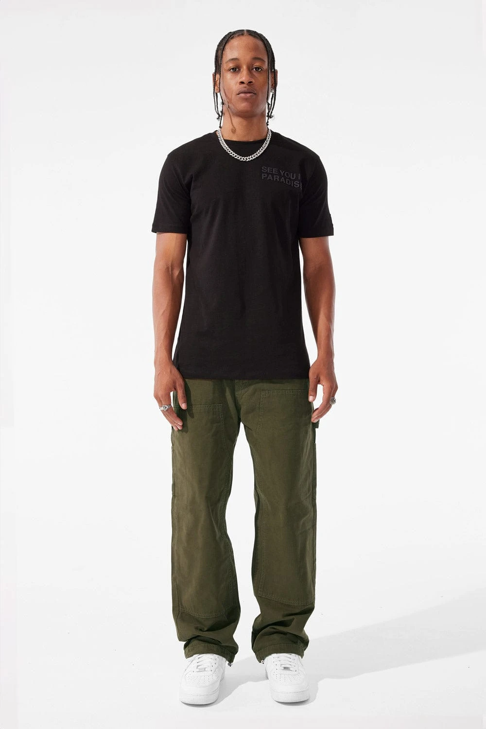 Brian - Craftsman Denim (Army Green) 3 Brian - Craftsman Denim (Army Green) - Image 3