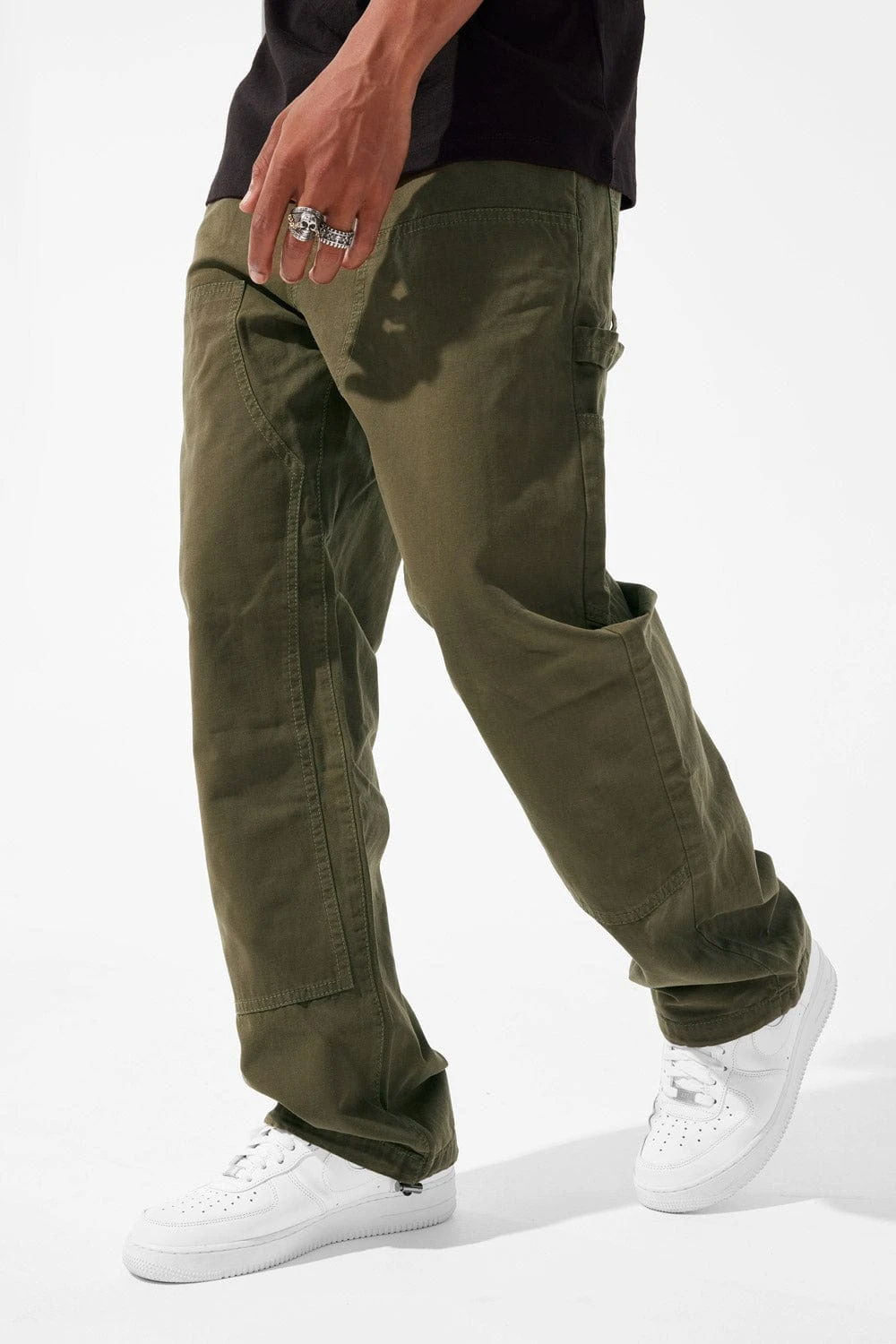 Brian - Craftsman Denim (Army Green) 1 Brian - Craftsman Denim (Army Green)