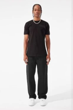 Brian - Craftsman Denim (Black) -Jordan Craig Shop JB1247A BLACK MODEL1