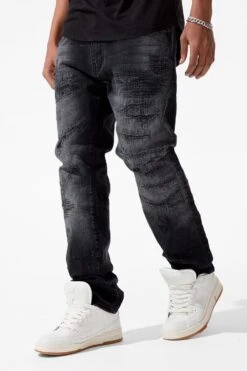 Collins - Coastal Denim -Jordan Craig Shop JC1163 BLACK SHADOW MODEL1