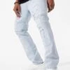 Collins - Elmhurst Denim (Iced White) -Jordan Craig Shop JC1208 ICED WHITE MODEL1