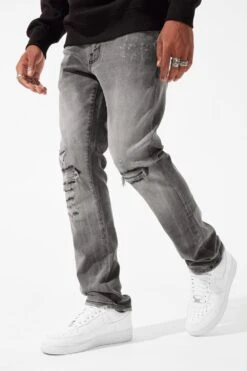 Collins - Attitude Denim (Monochrome) 15 Collins - Attitude Denim (Monochrome) -Jordan Craig Shop JC1214 SMOKE GREY MODEL1