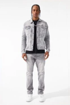 Collins - Meadowlands Pure Denim (Monochrome) -Jordan Craig Shop JC1220 CEMENT WASH MODEL1