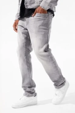 Collins - Meadowlands Pure Denim (Monochrome) -Jordan Craig Shop JC1220 CEMENT WASH MODEL2