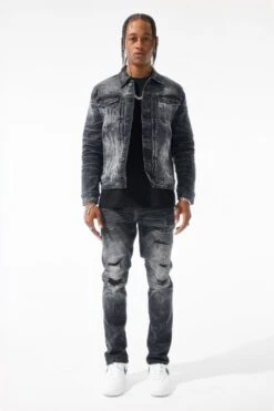 Collins - Meadowlands Denim (Monochrome) -Jordan Craig Shop JC1220R BLACK SHADOW MODEL1