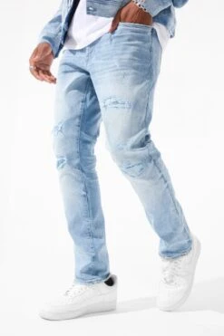 Collins - Meadowlands Denim (Azure) 24 Collins - Meadowlands Denim (Azure) -Jordan Craig Shop JC1220R SKY BLUE MODEL2