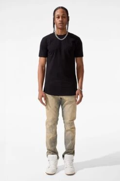 Collins - Dune Denim (Khaki Wash) -Jordan Craig Shop JC1258 KHAKI WASH MODEL1