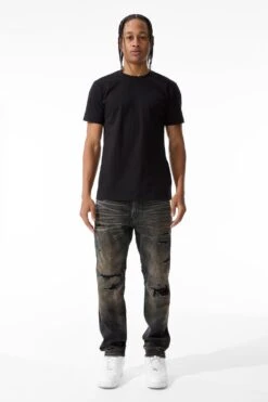 Collins - McCarter Denim (Copper Black) -Jordan Craig Shop JC1273 COPPER BLACK MODEL1