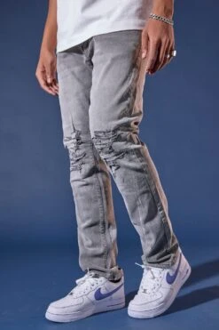 Collins - Fordham Denim (Light Washes) -Jordan Craig Shop JC2294 SMOKEDGREY MODEL1