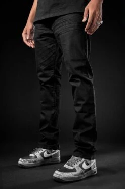 Collins - Pure Tribeca Twill Pants -Jordan Craig Shop JC990 BLACK MODEL4