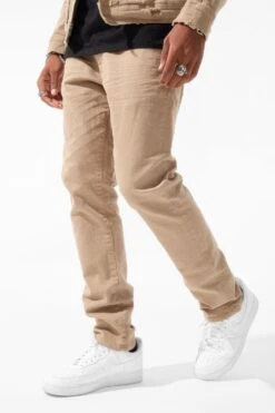 Collins - Pure Tribeca Twill Pants -Jordan Craig Shop JC990 KHAKI MODEL1