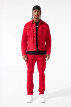 Collins - Tribeca Twill Pants (Core Colors) -Jordan Craig Shop JC990 RED MODEL1 1613709f 48e2 4b72 97b8 e46e01e4f481