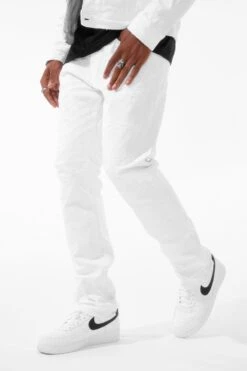 Collins - Tribeca Twill Pants (Core Colors) -Jordan Craig Shop JC990 WHITE MODEL2