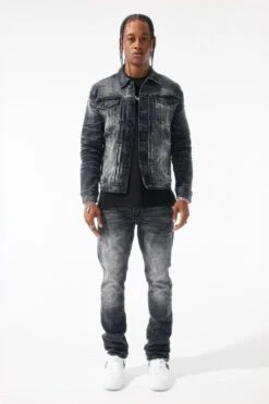 Collins - Meadowlands Pure Denim (Monochrome) -Jordan Craig Shop JJ1220R BLACK SHADOW MODEL1