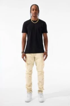 Ross - Napoli Denim (Champagne) -Jordan Craig Shop JR1274 CHAMPAGNE MODEL1