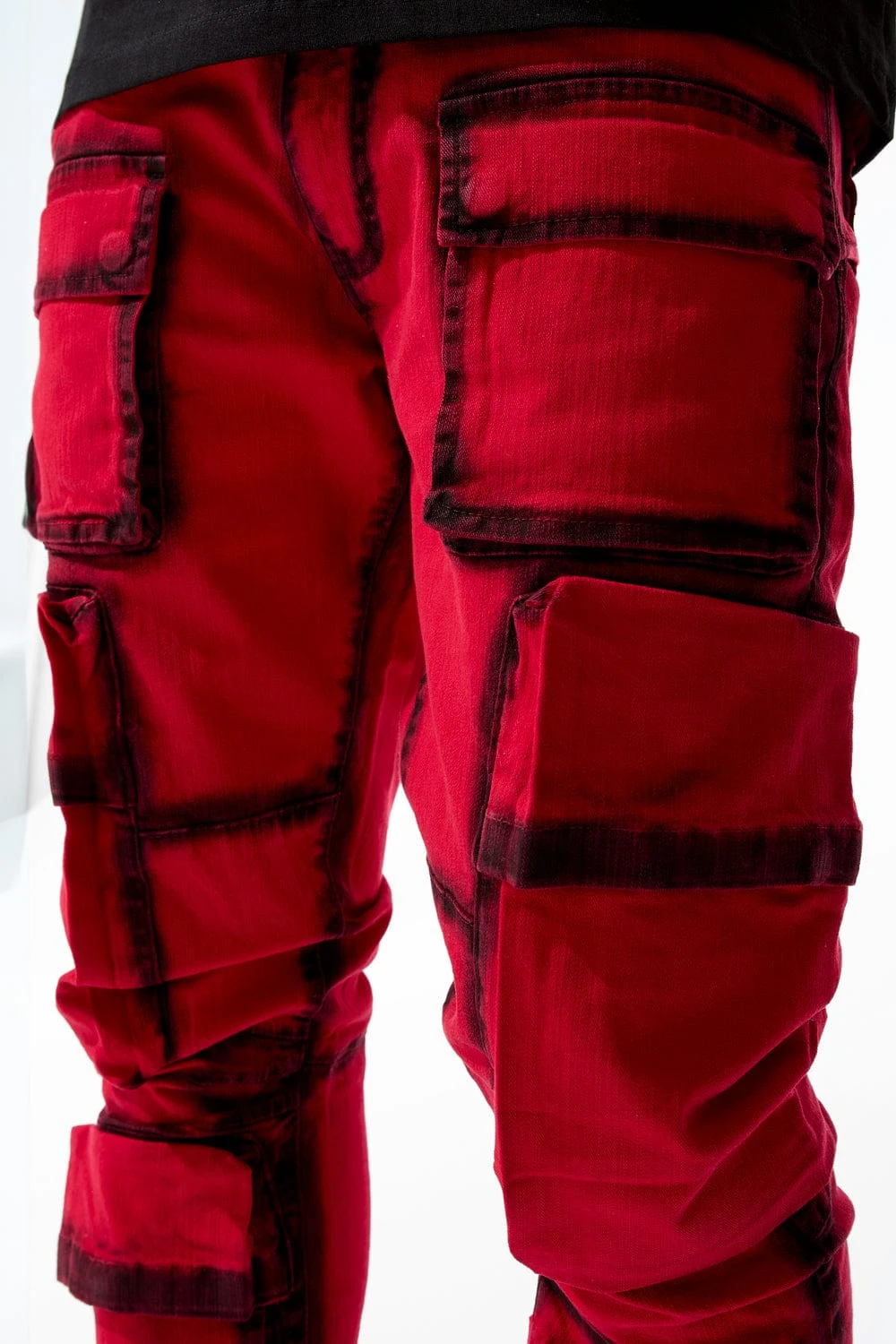 Ross - Maui Cargo Pants (Red) 5 Ross - Maui Cargo Pants (Red) - Image 5