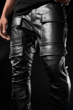 Ross Stacked - Thriller Cargo Pants (Black) 13 Ross Stacked - Thriller Cargo Pants (Black) -Jordan Craig Shop JRF1218 BLACK NEW5