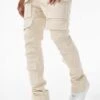 Ross Stacked - Thriller Cargo Pants (Khaki) 9 Ross Stacked - Thriller Cargo Pants (Khaki) -Jordan Craig Shop JRF1218 KHAKI MODEL1 1