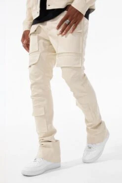 Ross Stacked - Thriller Cargo Pants -Jordan Craig Shop JRF1218 KHAKI MODEL1