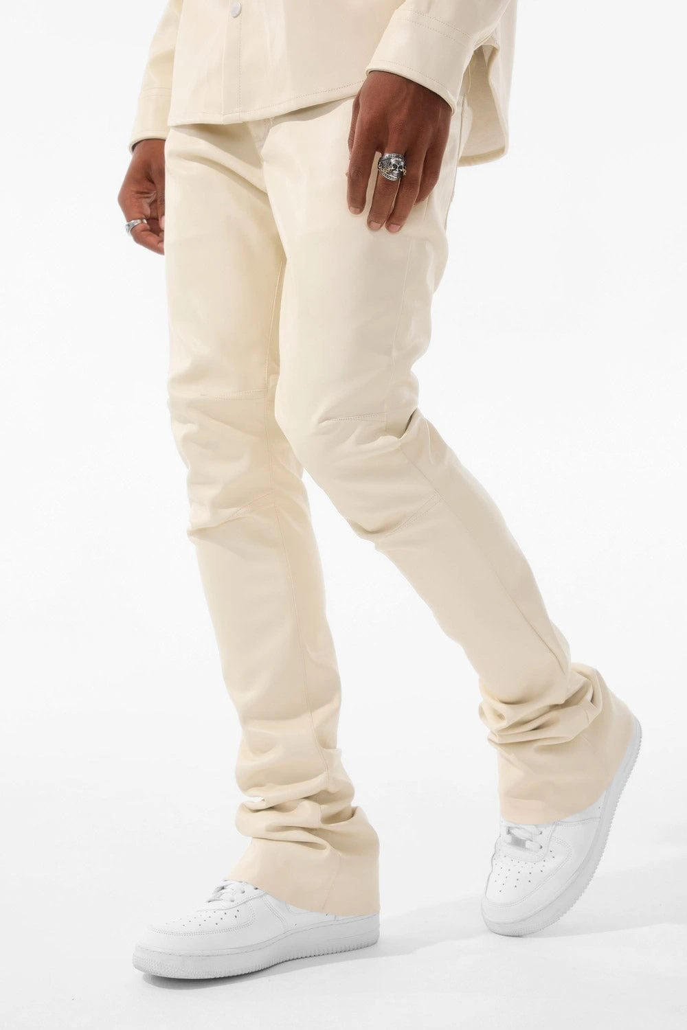 Ross Stacked - Thriller Pants (Khaki) 1 Ross Stacked - Thriller Pants (Khaki)