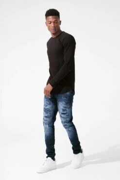 Sean - High Point Denim (Midnight Blue) -Jordan Craig Shop JS1153 MIDNIGHT BLUE MODEL1