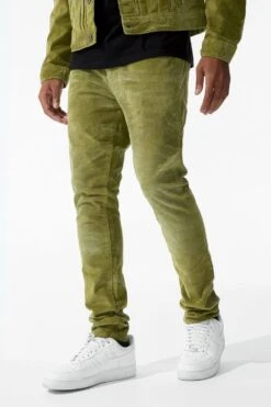 Sean - Atlas Corduroy Pants 28 Sean - Atlas Corduroy Pants -Jordan Craig Shop JS1202 OLIVE MODEL2