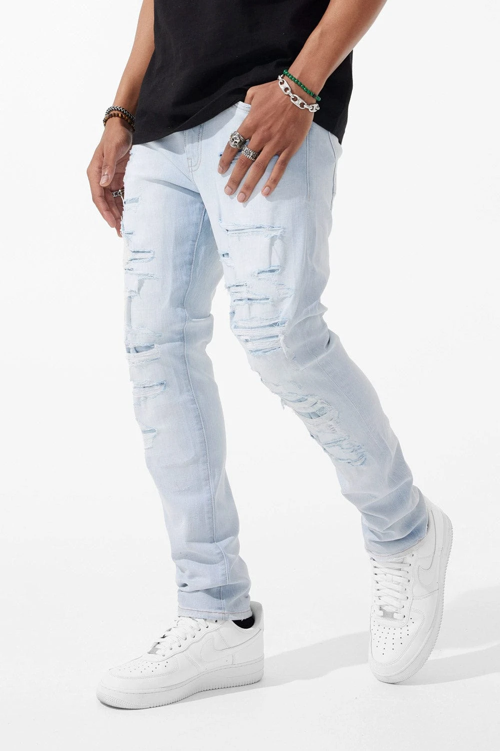 Sean - Elmhurst Denim (Iced White) 1 Sean - Elmhurst Denim (Iced White)