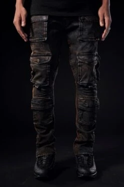 Sean - Carbon Cargo Denim (Black Copper Wash) 13 Sean - Carbon Cargo Denim (Black Copper Wash) -Jordan Craig Shop JS1221 BLACKCOPPER NEW1
