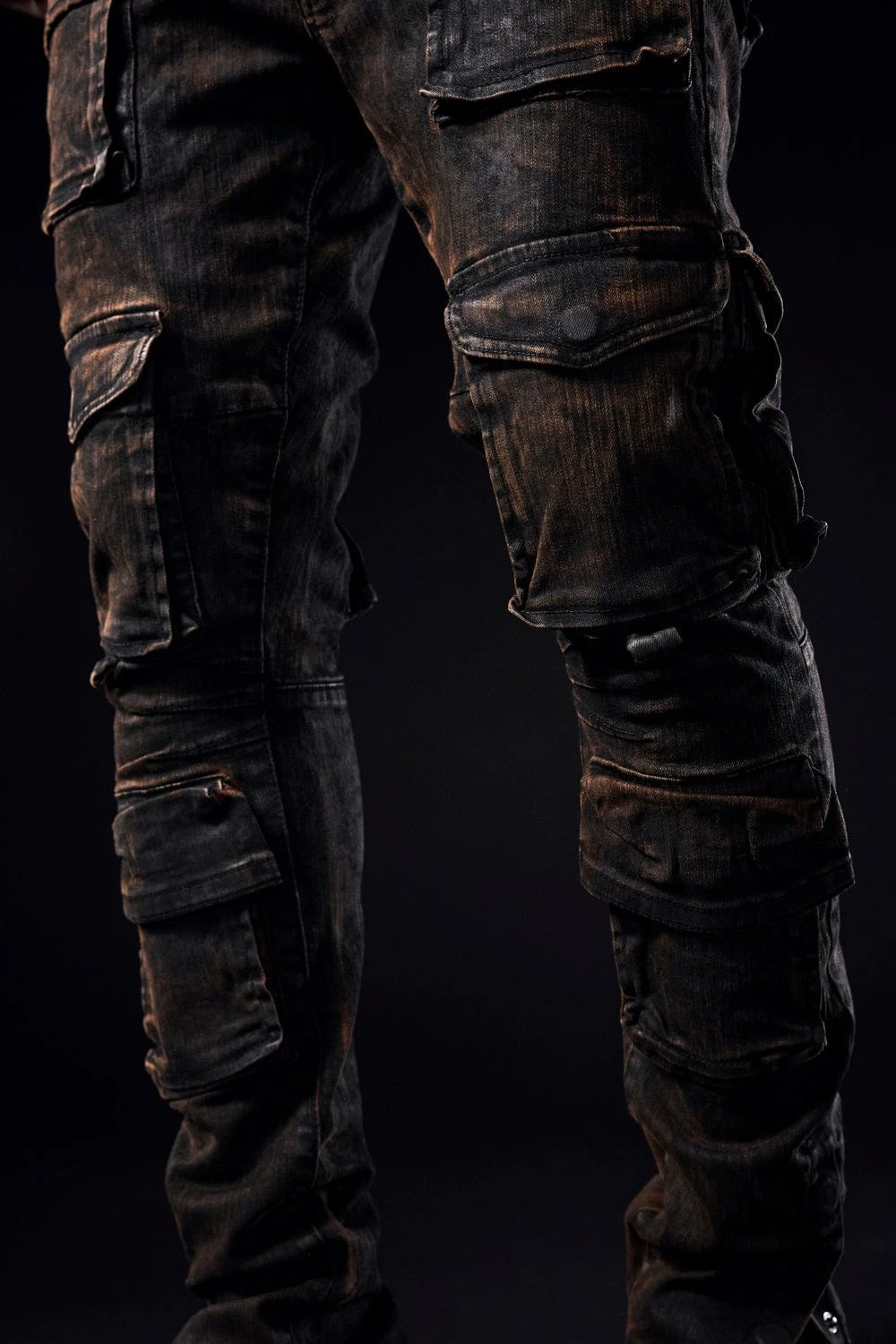 Sean - Carbon Cargo Denim (Black Copper Wash) 5 Sean - Carbon Cargo Denim (Black Copper Wash) - Image 5