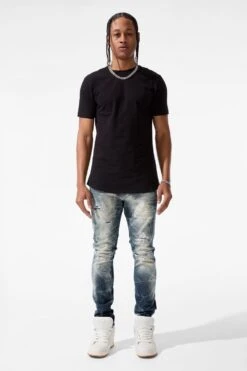 Sean - Driftwood Denim (Hurricane Wash) 6 Sean - Driftwood Denim (Hurricane Wash) -Jordan Craig Shop JS2116 HURRICANE BLUE MODEL1