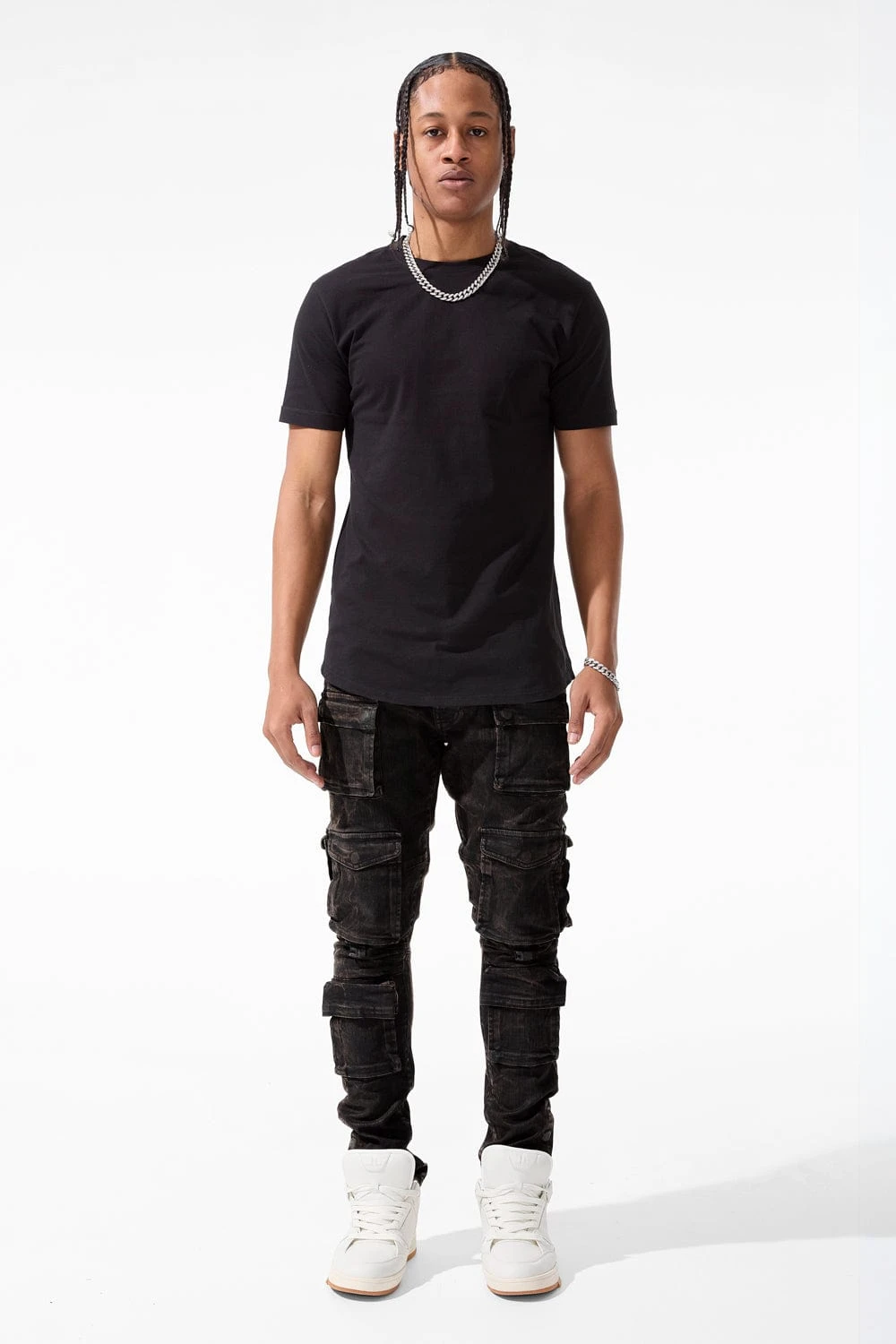 Sean - Carbon Cargo Denim (Black Copper Wash) 7 Sean - Carbon Cargo Denim (Black Copper Wash) - Image 7